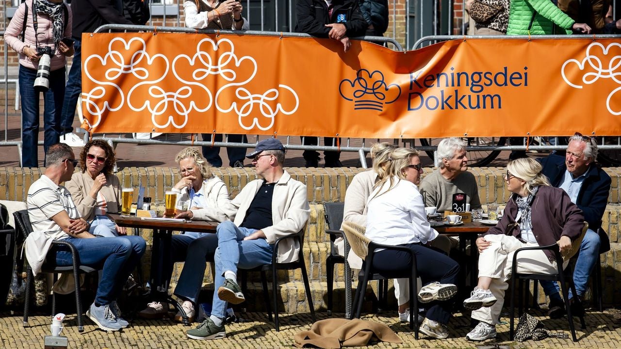 Mensen genoten vandaag in het zonnetje van de voorbereidingen - ANP