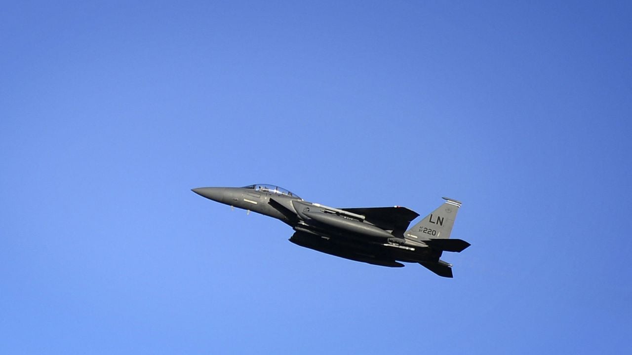 Een F-15E Strike Eagle van de Amerikaanse luchtmacht (ter illustratie) - AFP