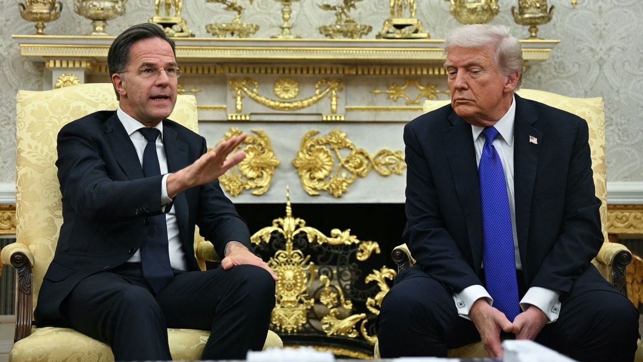 NAVO-chef Rutte was in oktober ook op bezoek in het Witte Huis - AFP