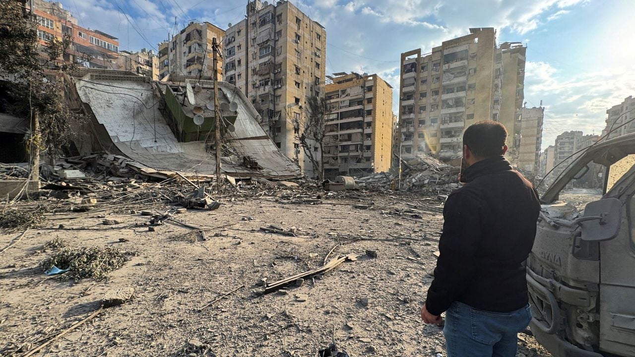 Schade in Beiroet na Israëlische aanvallen - Reuters