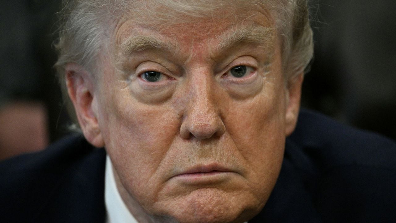 De Amerikaanse president Trump - AFP