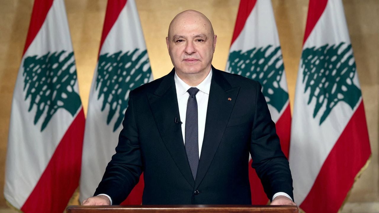 De Libanese president Aoun - AFP