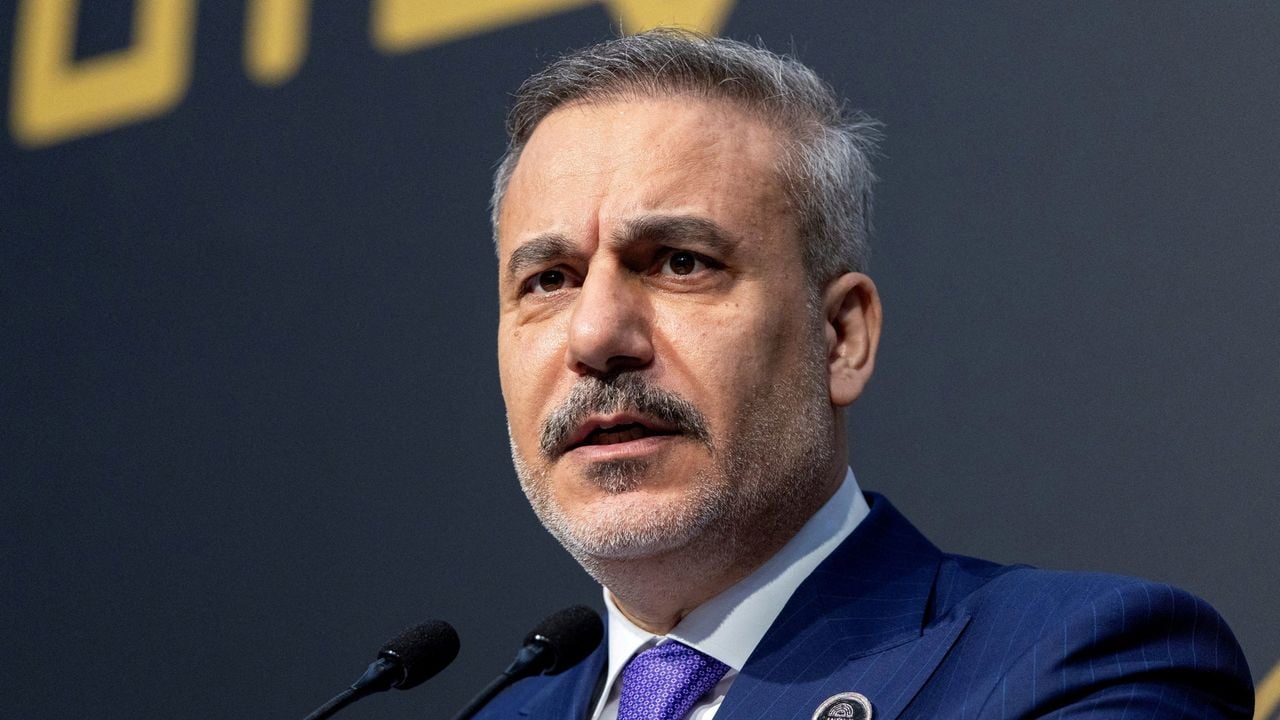 De Turkse minister van Buitenlandse Zaken Hakan Fidan - Reuters