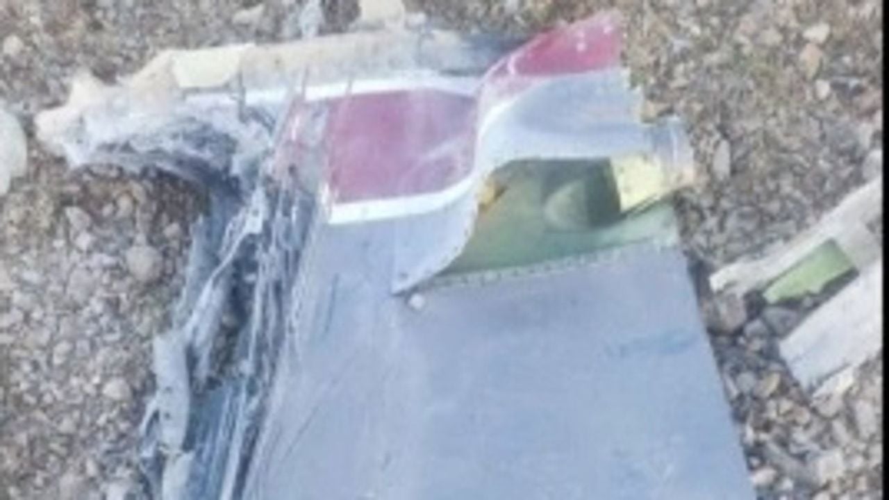 Iran verspreidde wat beelden van wat wrakstukken van het toestel zouden zijn - AP