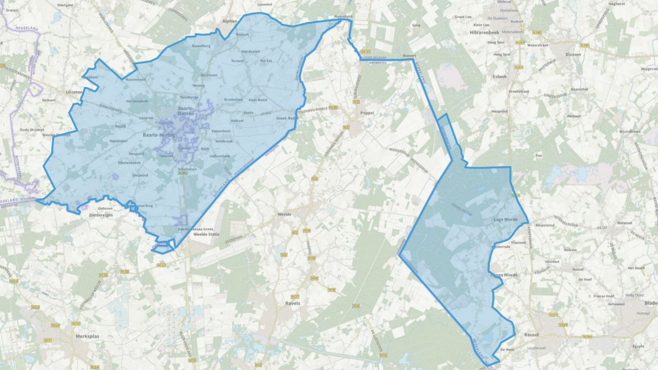 In deze gebieden geldt het vervoersverbod.