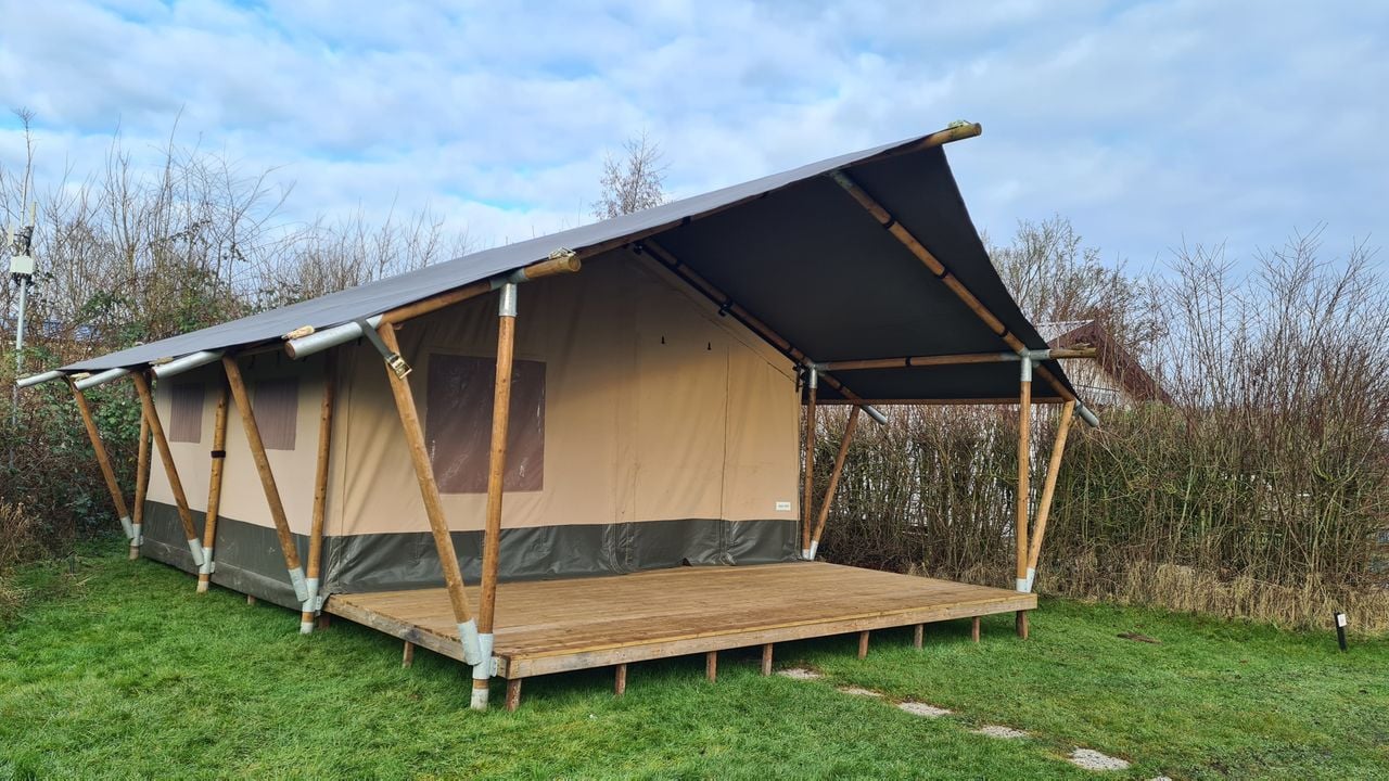 Glamping tenten (foto: Noël van Hooft)