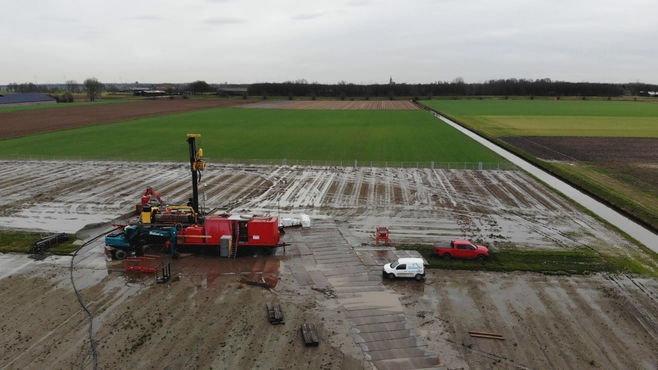 De boorplaats in Kruisland (foto: Erik Peeters).