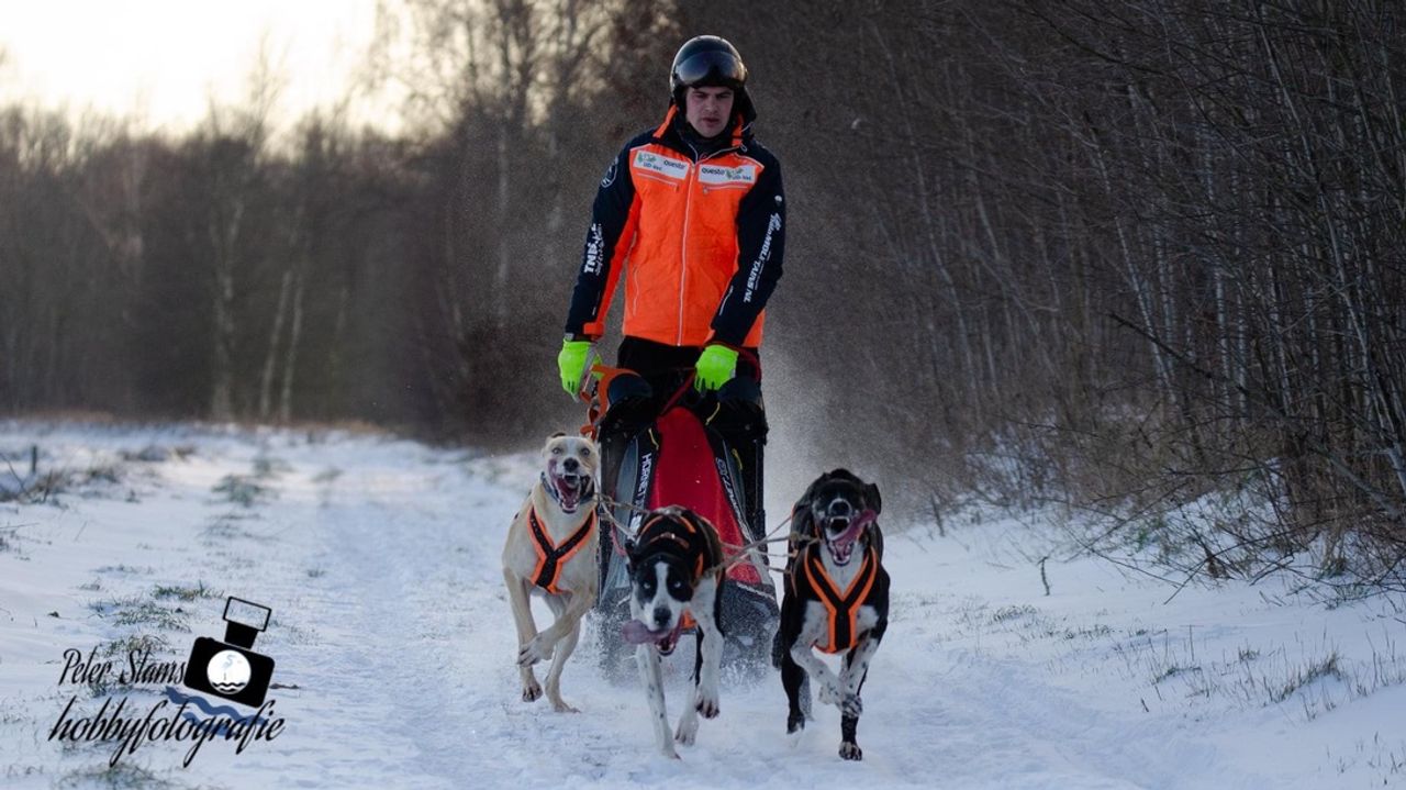 Trainen in Nederland met sneeuw! (foto: Peter Slams hobbyfotografie).