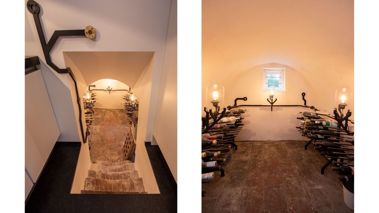 De wijnkleder in het huis (Foto: De Landerije). 