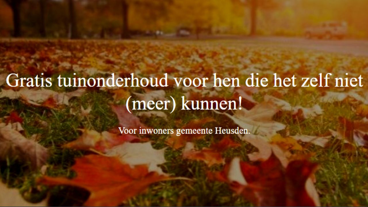 De website van de gratis tuinman Peter de Ruiter