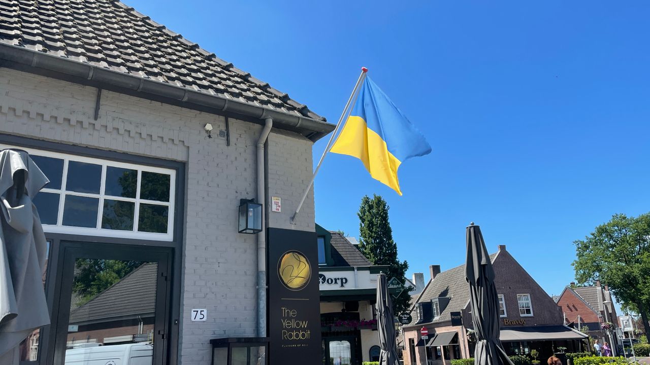 De vlag blijft hier nog wel even hangen