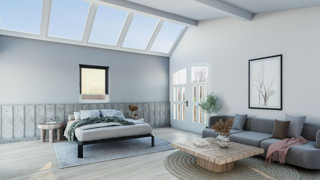 Een andere slaapkamer in het huis (foto: vb&t Makelaars).