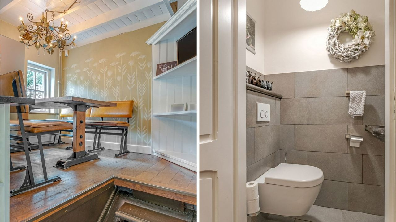 Het huis heeft een authentiek opkamertje (foto: Thuiz Makelaardij).