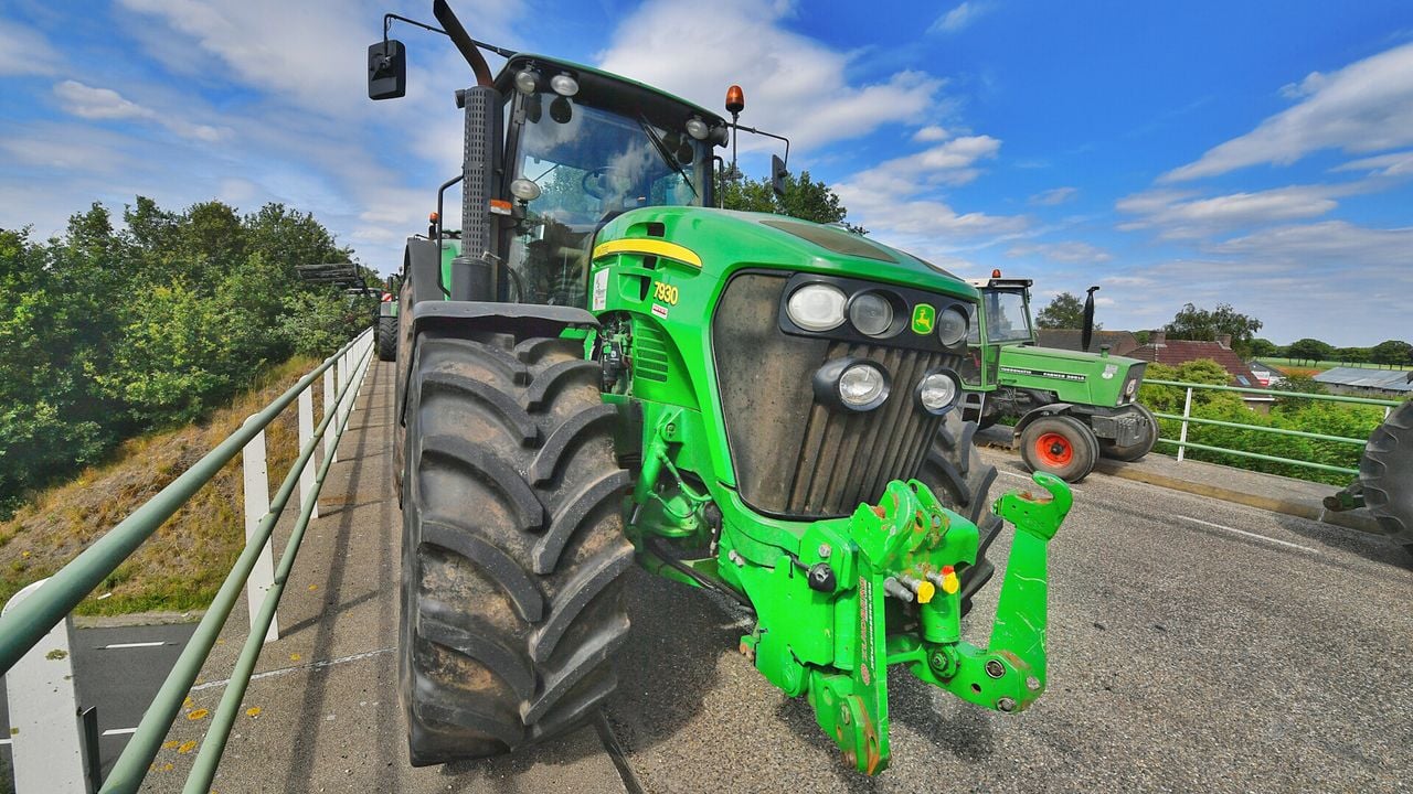 Boerenprotest op de A2 (Foto: Rico Vogels/SQ Vision)