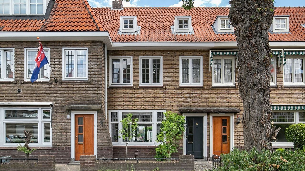Het huis staat in een echte volksbuurt (foto: Huis-o-Theek Makelaars).