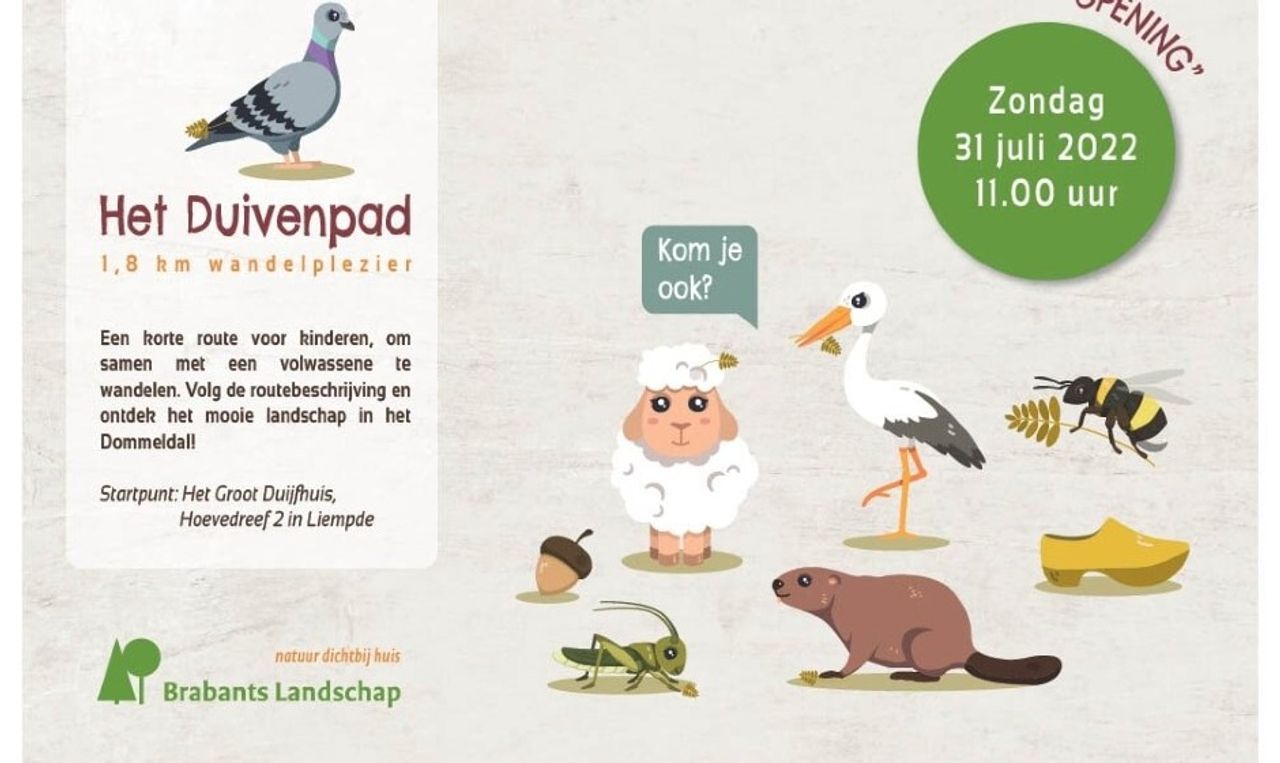 Het Duivenpad is geopend. 