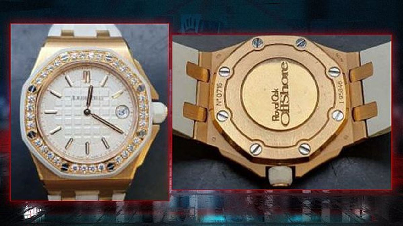 Een foto van dure horloges die het OM al twee jaar terug naar buiten bracht (foto: Opsporing Verzocht).