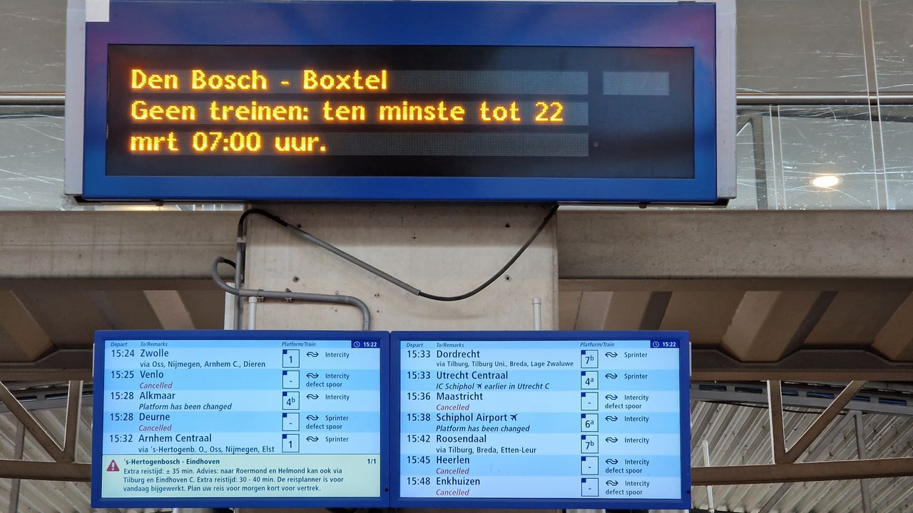 Dassen hebben het spoor ondergraven (foto: Omroep Brabant)