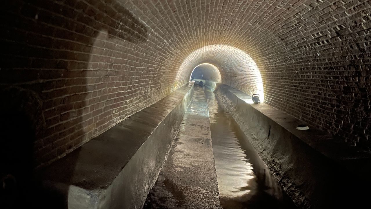 In het riool in de Bredase binnenstad