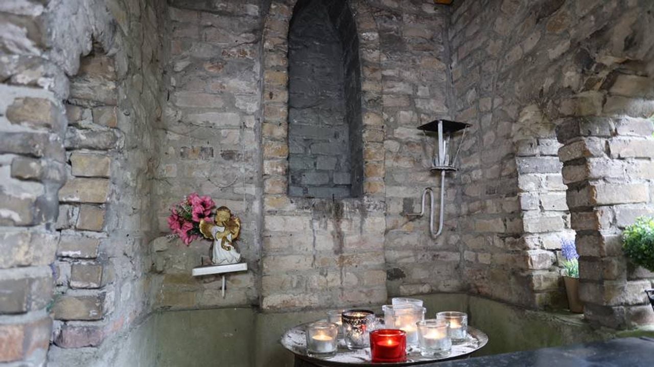 Een foto van toen het beeld nog weg was (foto: Bart Meesters/Meesters Multi Media).