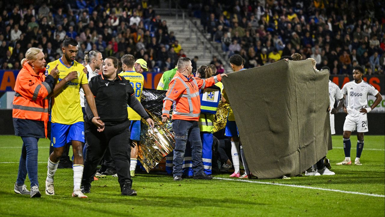 Etienne Vaesen werd lang behandeld na de botsing. (foto: ANP/Olaf Kraak).