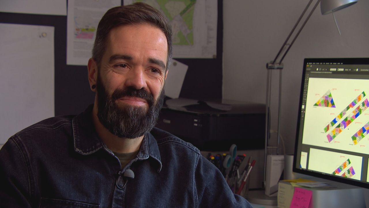 Landschapsarchitect en stedenbouwkundige  Ivo Dieleman (foto: Omroep Brabant).