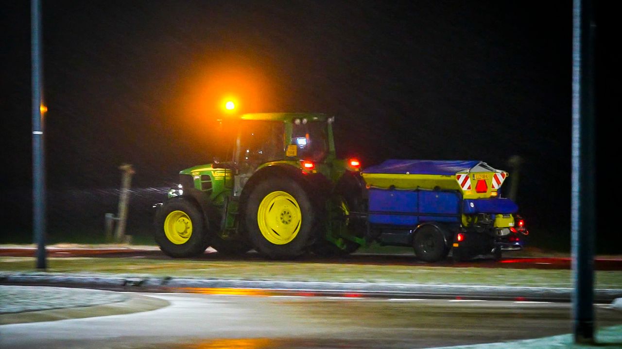 In het Zuidoosten wordt gestrooid (foto: SQ Vision).