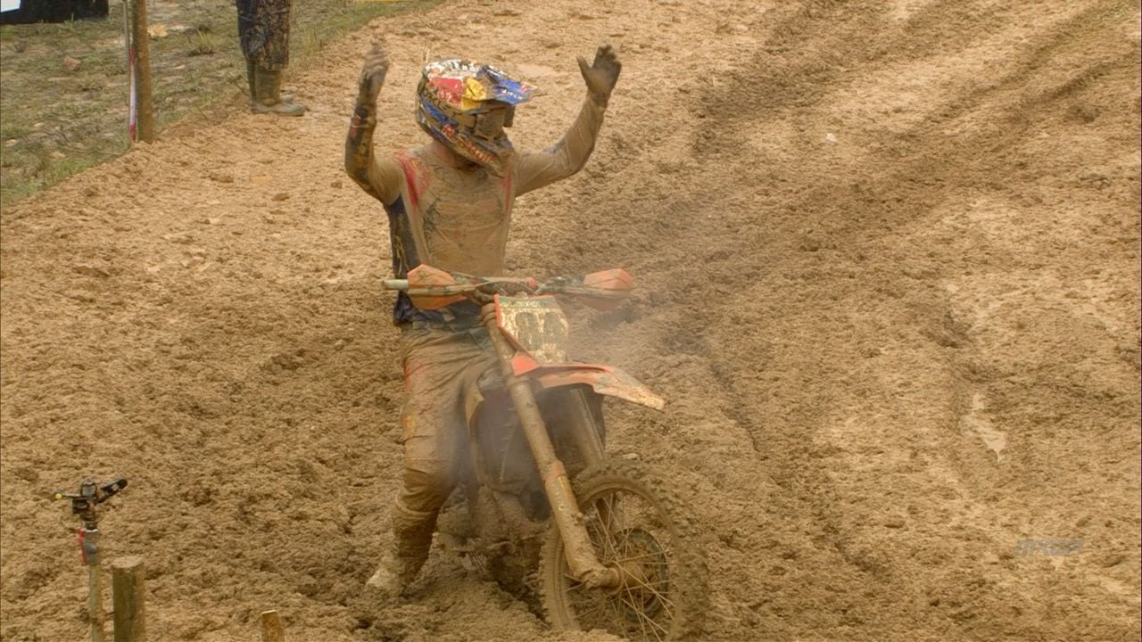 Jeffrey Herlings in de Portugese modder (Beeld: Omroep Brabant).