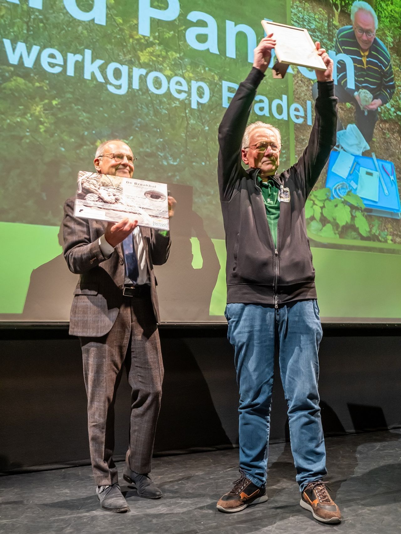 Gerard was zo trots als een pauw! (foto: Brabants Landsch