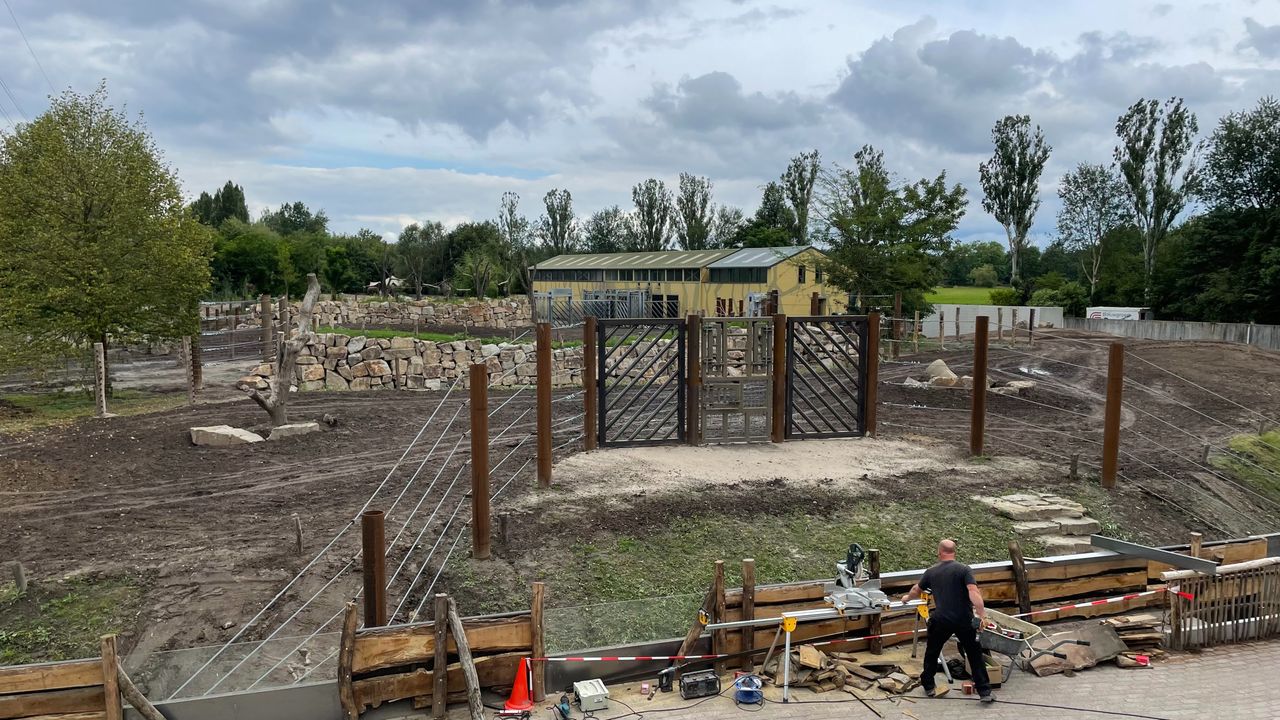 Het nieuwe olifantenverblijf