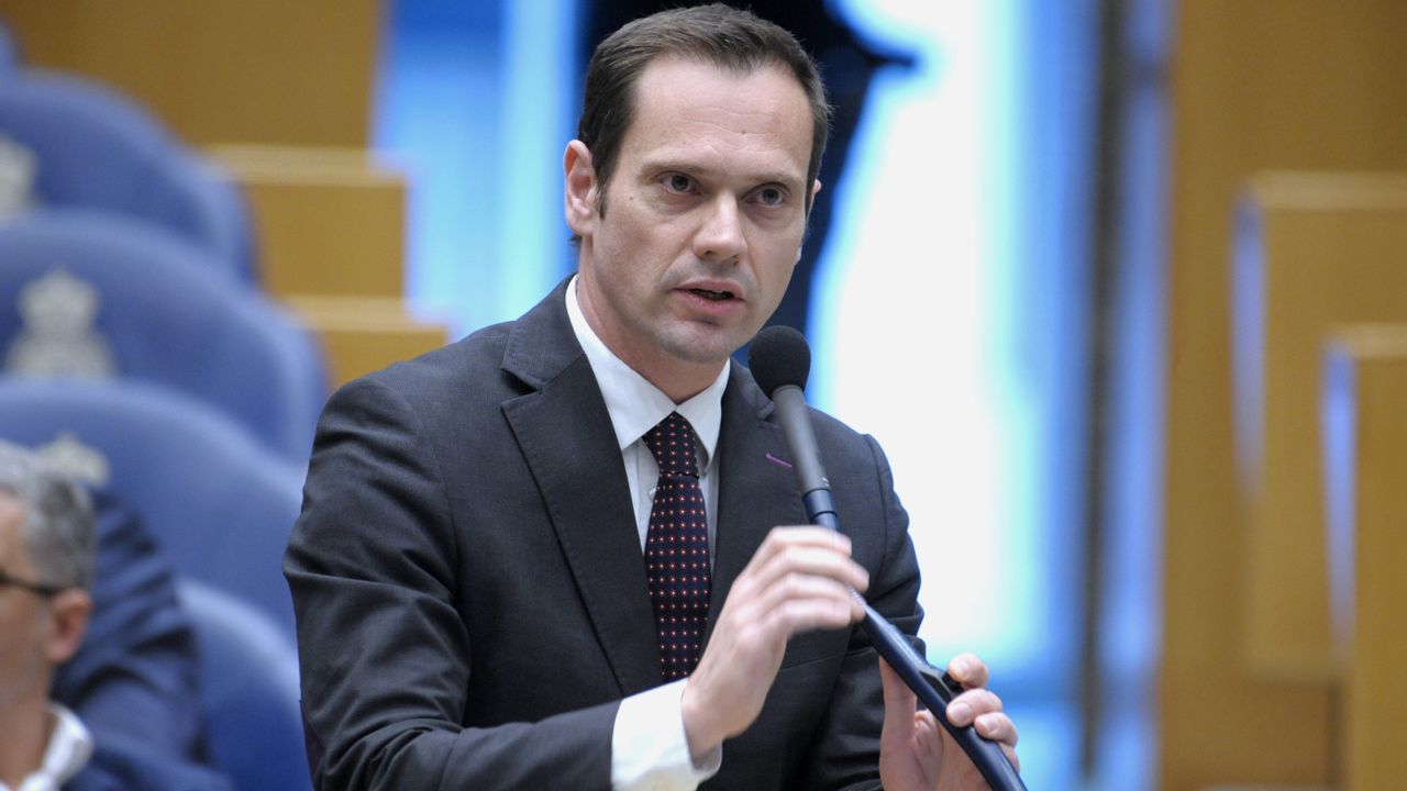 Sjoerd Potters als VVD-Kamerlid in 2016 (foto: ANP).