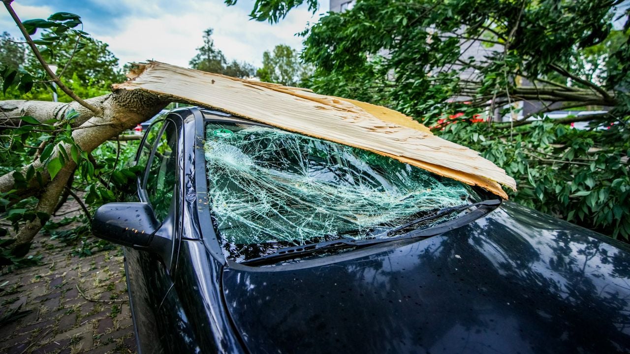 Stormschade in Eindhoven (foto: SQ Vision).