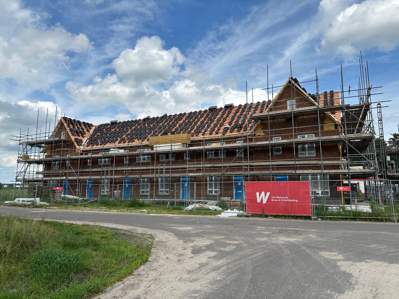 In Boekel wordt volop gebouwd (Foto: Alain Heeren). 