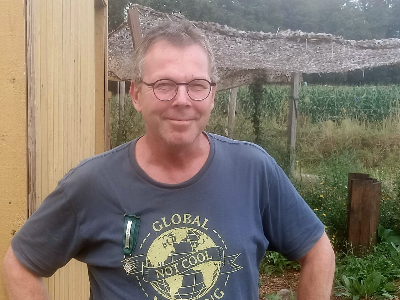 Ad Vlems richtte Ecodorp Boekel op (privéfoto).