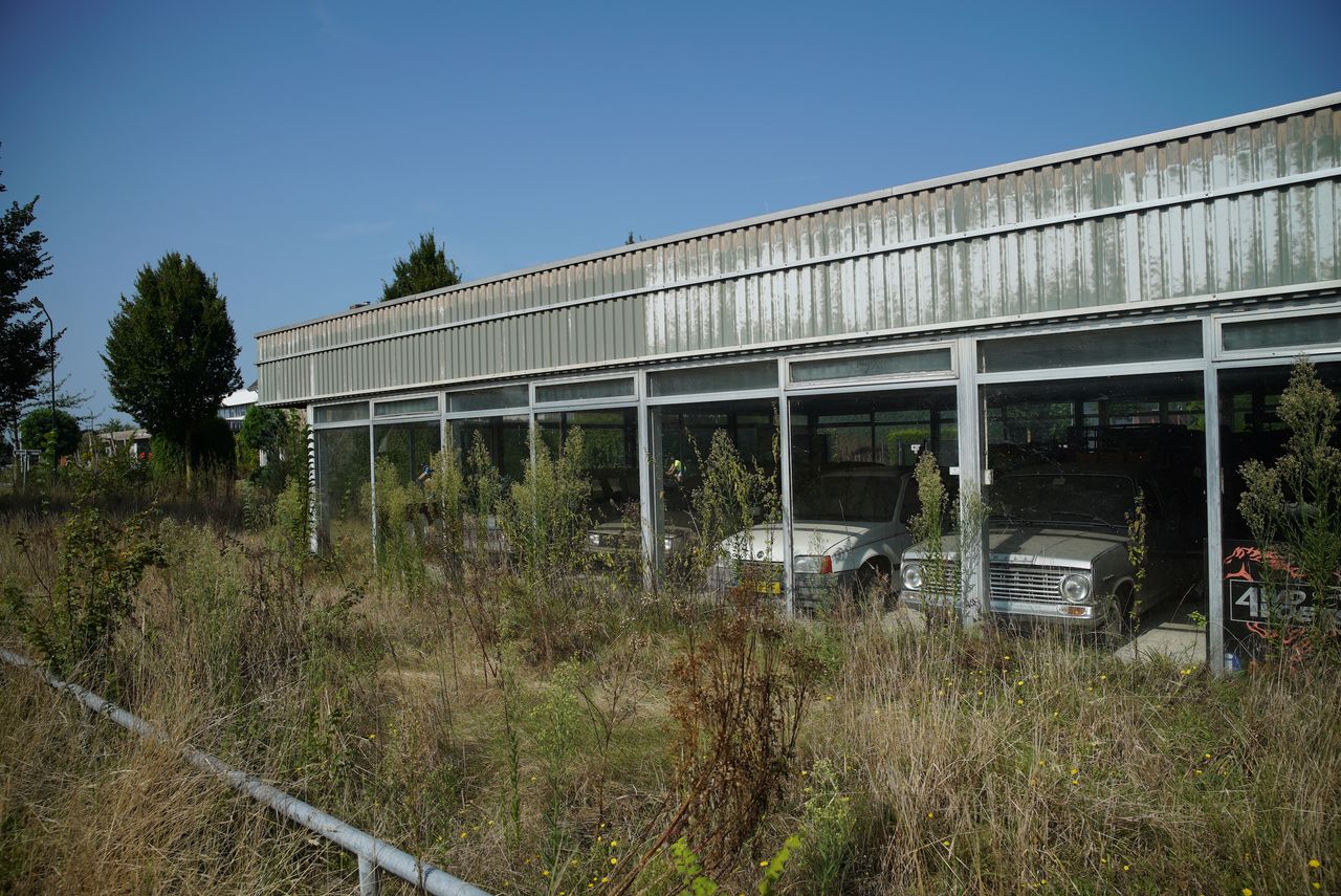 Een verlaten garage (foto: Omroep Brabant)