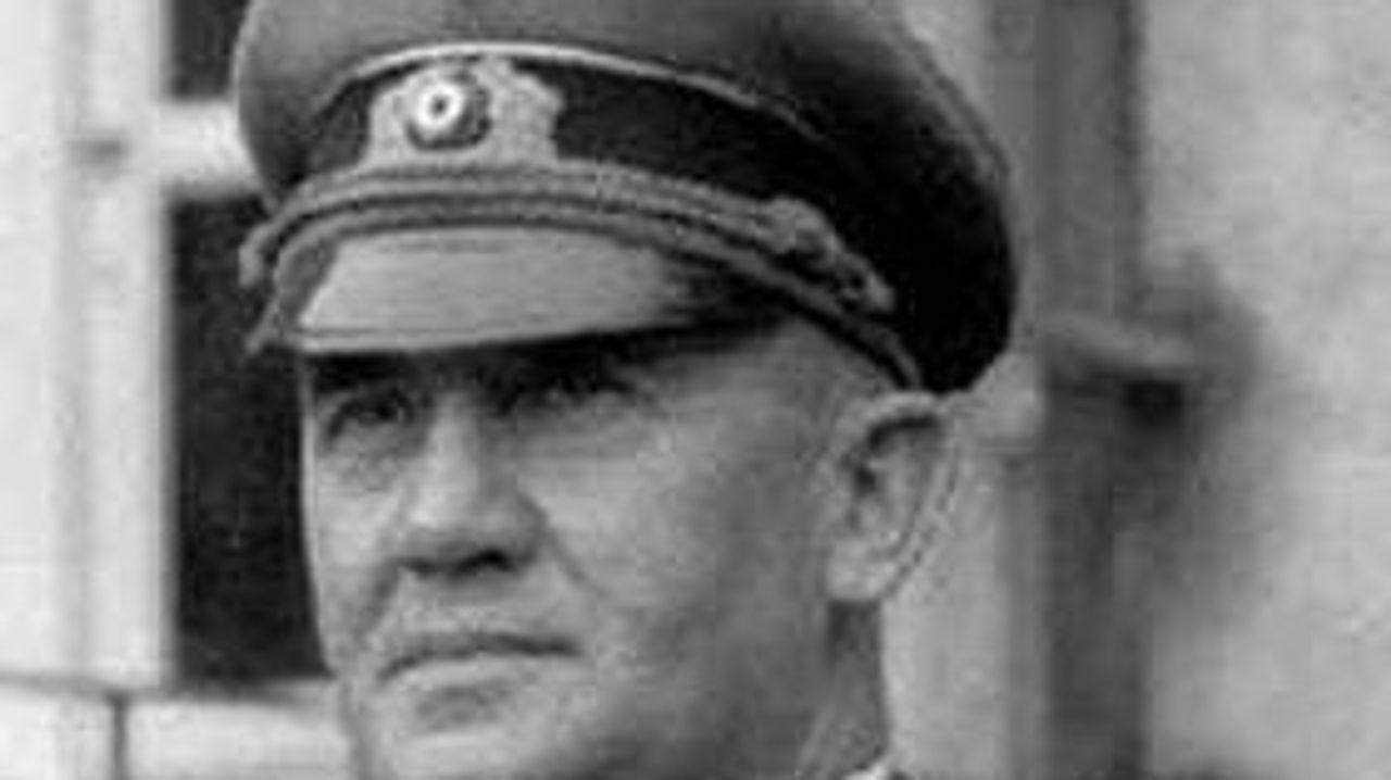 Gustav-Adolf von Zangen generaal van het 15e Duitse leger (foto: archief) 