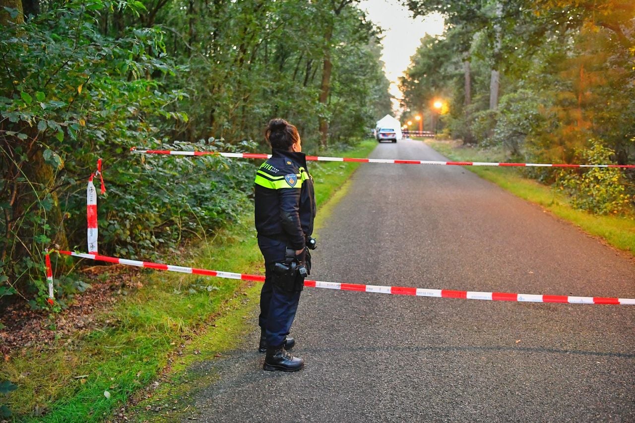 Een groot deel van het gebied is afgezet (foto: SQ Vision) 