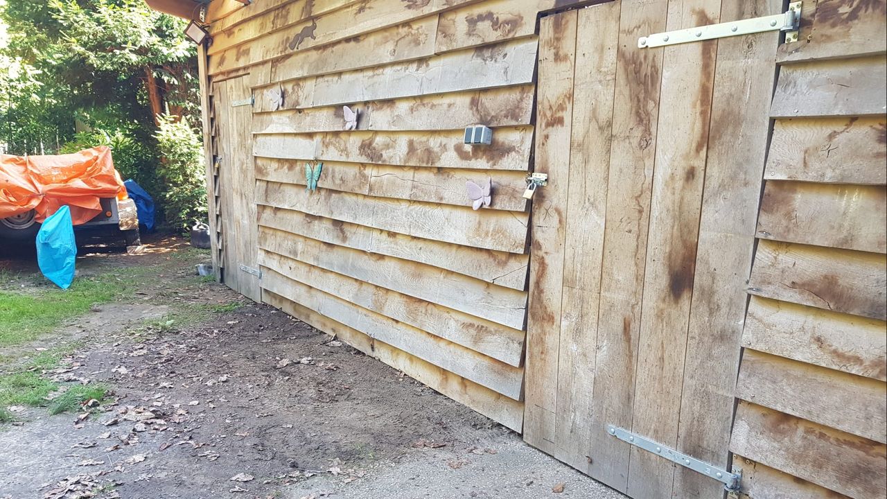 De schuur na de renovatie.