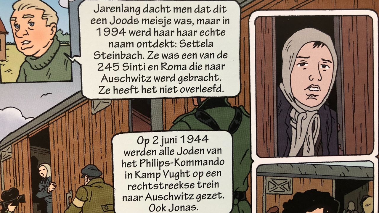 Iconische foto nu als strip  (De Erfenis)