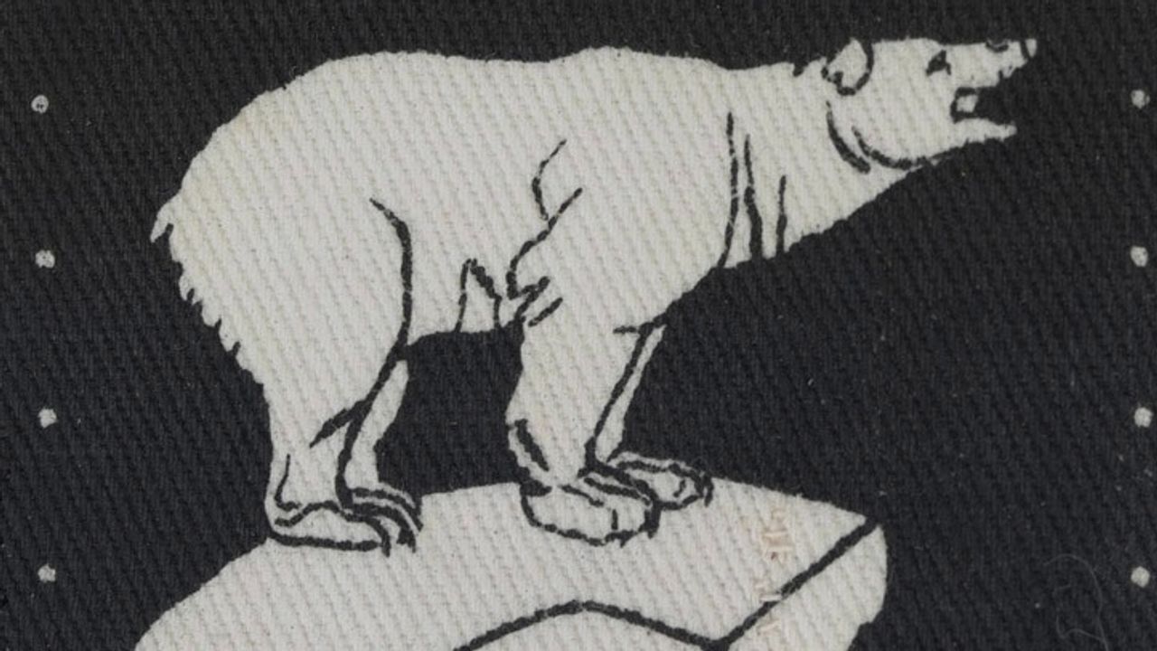 Embleem van de Polar Bears, officieel de 49th West Riding Division (foto: archief)