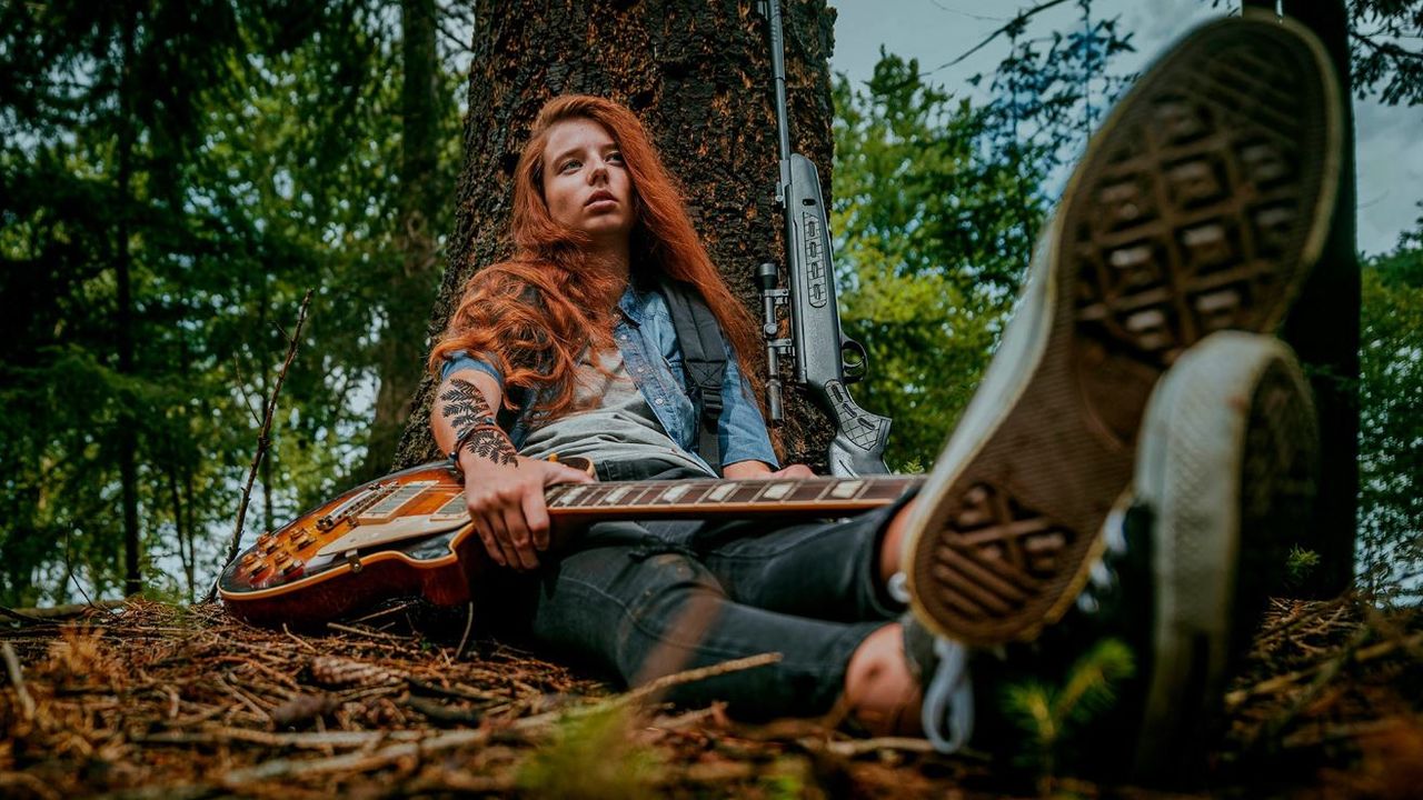 Een selfie van Ashley Oomen (foto: Slashley Photography).