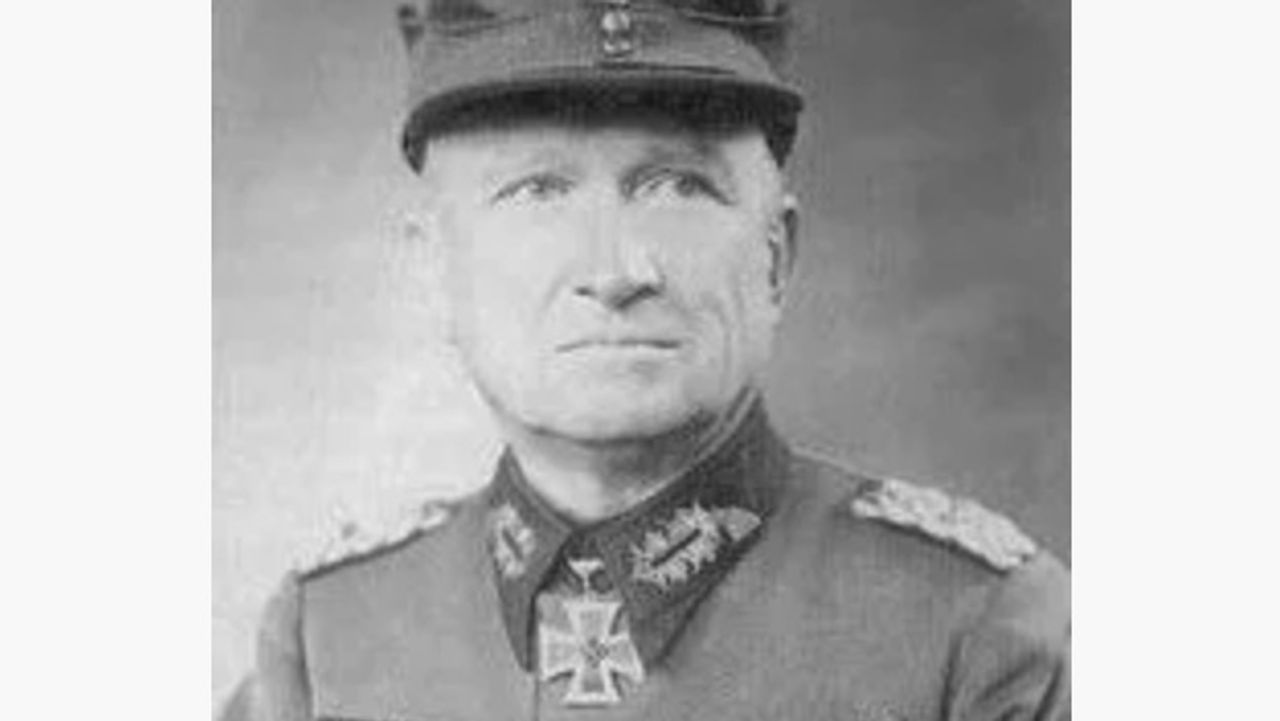 generaal Neumann de commandant in Den Bosch (foto: archief)