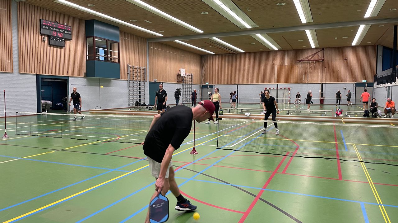 Pickleball in Valkenswaard (foto: René van Hoof).