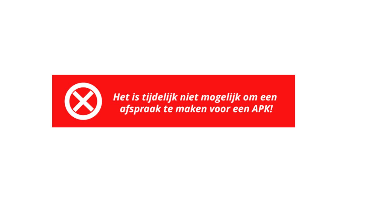 Het bedrijf mag sinds 18 oktober geen keuringen meer doen. 