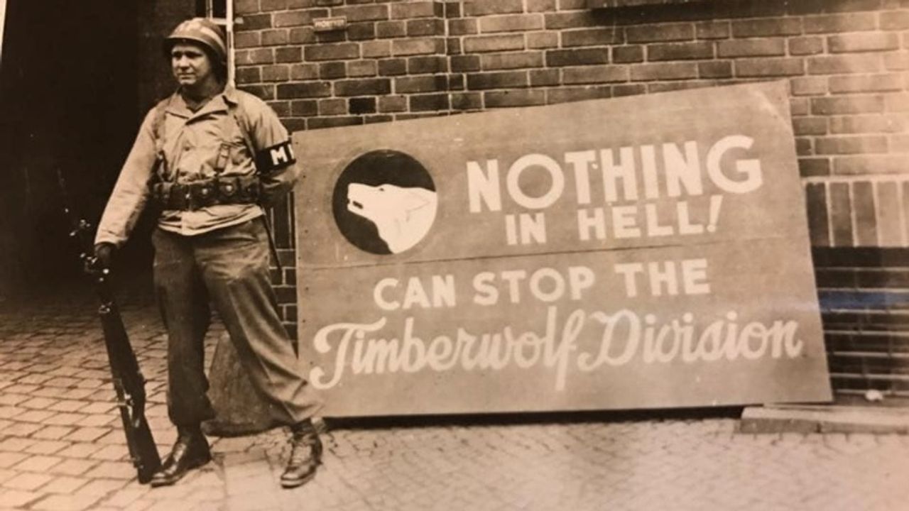 Slogan van de Timberwolves (foto: archief)