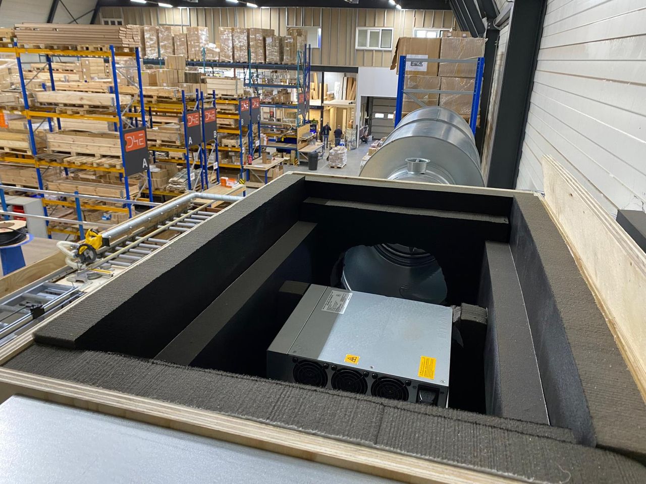 Zo ziet de Bitcoin-computer eruit (foto: Bitcoin Brabant).