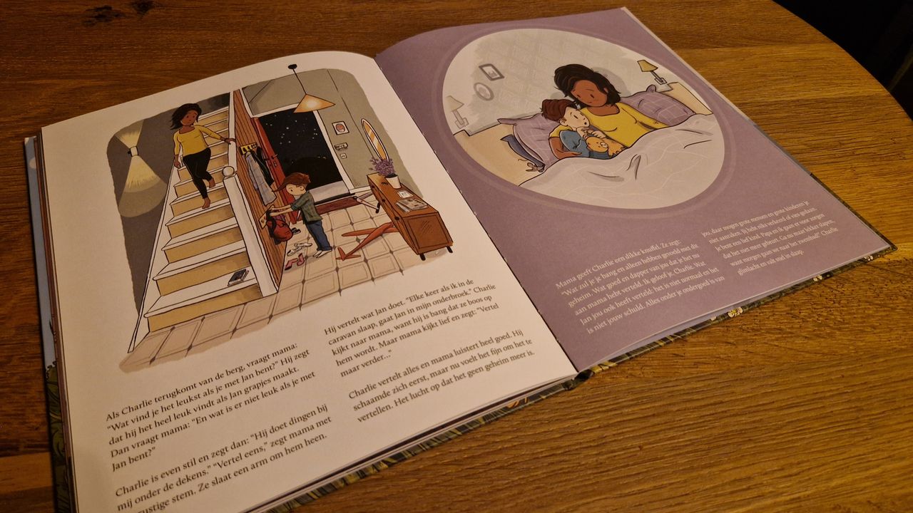 In het boek wordt Charlie misbruikt door buurman Jan (foto: Noël van Hooft).