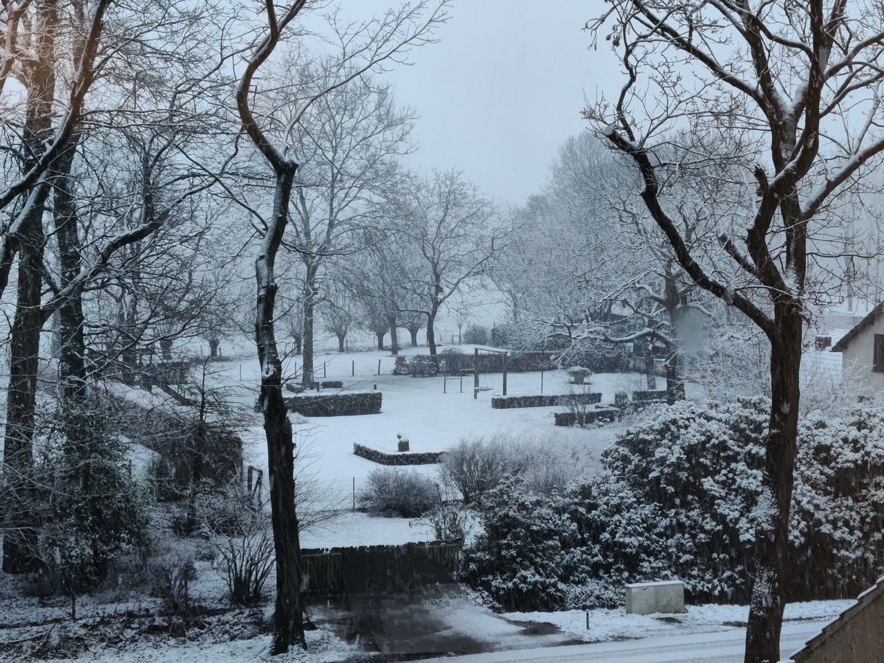 Sneeuw in Oirschot (foto: Gerry Robber).