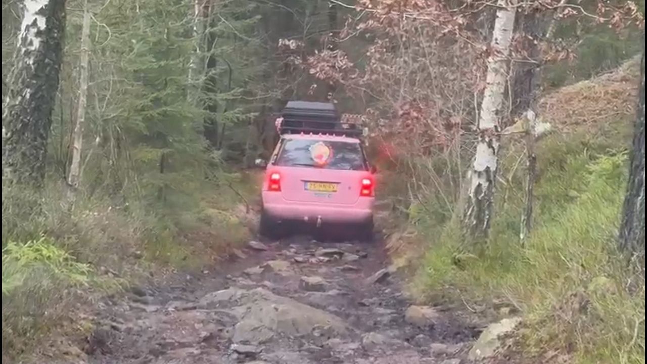 De wegen bieden de nodige obstakels (privéfoto).