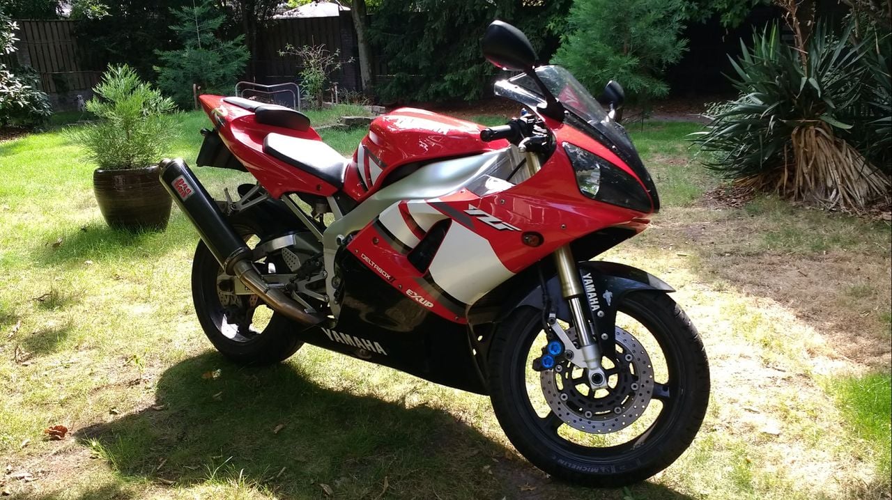 De motor van Nick in betere tijden (foto: Nick Maassen).